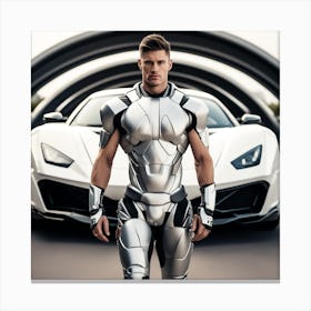 Futuristic Man 197 Canvas Print