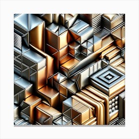 Cubist Reflections" Canvas Print