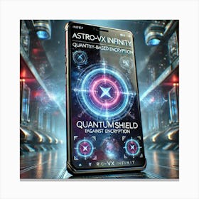 A Futuristic Smartphone, Astro Vx Infinity, Showca 1 Canvas Print