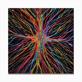 Colorful Brain 17 Canvas Print