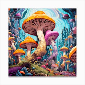 Magic021 Psychedelic Mushrooms 71714aa3 8e15 445e B917 Daa29ee0b305 Canvas Print
