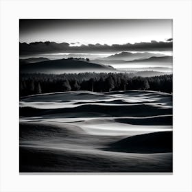 distance at dusk Canvas Print