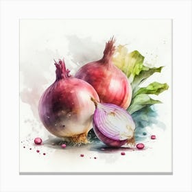 Onions Good Upscaled X4 Canvas Print