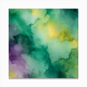 Abstract Watercolor Painting 10 Canvas Print