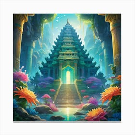 Buddhist Temple Canvas Print