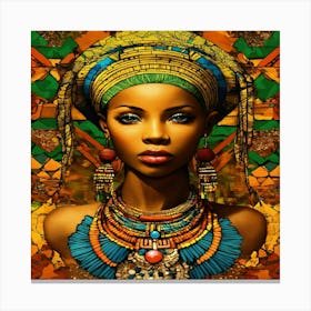 African Woman Canvas Print