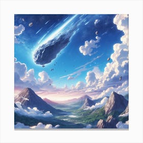 Comet Canvas Print