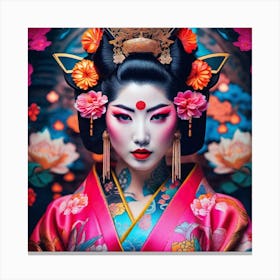 Geisha 178 Canvas Print
