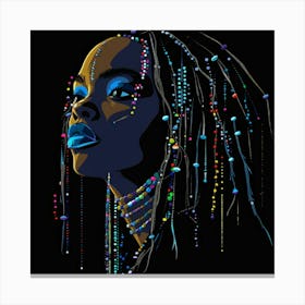 Afro-American Woman 38 Canvas Print