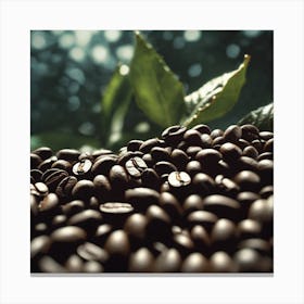 Coffee Beans 65 Canvas Print