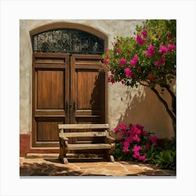 California Doorway Canvas Print