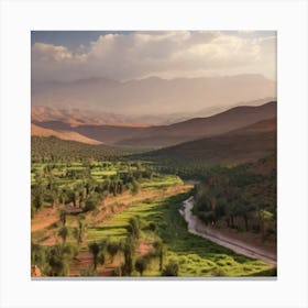 Moroccan Desert Canvas Print