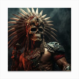 Mictlantecuhtli 1 Canvas Print