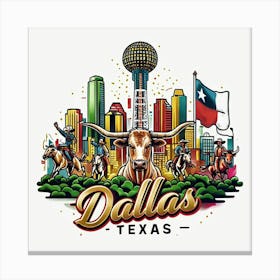 Dallas Texas Canvas Print