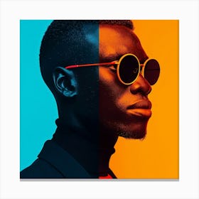 Portrait Of A Black Man 4 Canvas Print