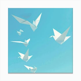 Origami Birds 1 Canvas Print