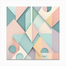 Abstract Geometric Pattern 45 Canvas Print