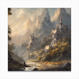 Fantasy Painting Canvas Print