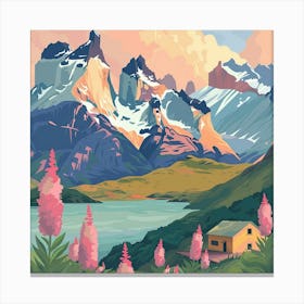 Chilean Mountains 4 Canvas Print