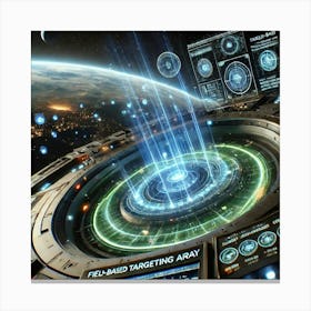 Field Based Targeting Array Canvas Print