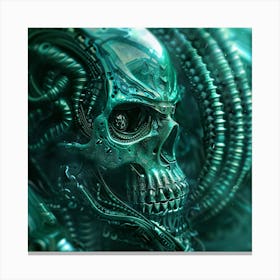 Alien Skull Canvas Print