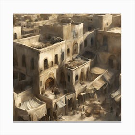 Islamic City Canvas Print