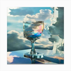 Copa cristal cielo 2 Canvas Print