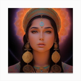 Egyptian Goddess 5 Canvas Print