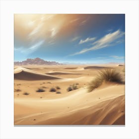 Desert Landscape 2 Canvas Print