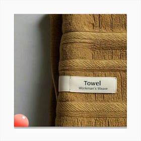 Towel design Workman's weave Canvas Print