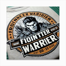 Frontier Warrior Canvas Print