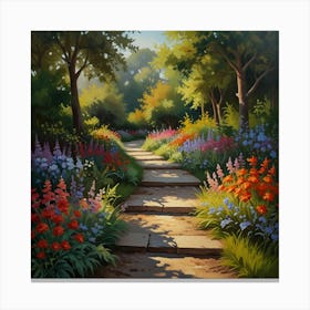 Path To The Garden Canvas Print