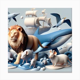 3d Illustration Canvas Print