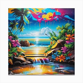 Tropical Paradise 5 Canvas Print