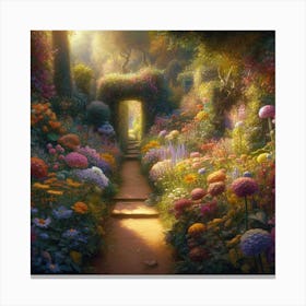 Garden Path 2 Canvas Print