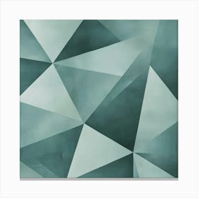 Abstract Triangles 1 Canvas Print