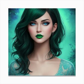 Emerald Dreamer Canvas Print