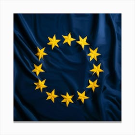 European Union Flag Featuring A Circle Of Twelve Golden Stars Arranged In A Circle On A Navy Blue Fa (5) Toile