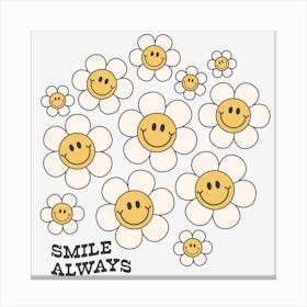 Smile Always Canvas Print