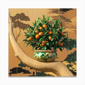 Chinese Orange Tree Canvas Print