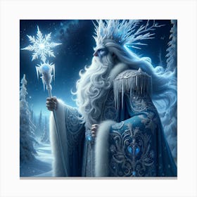 King Of Snow Canvas Print