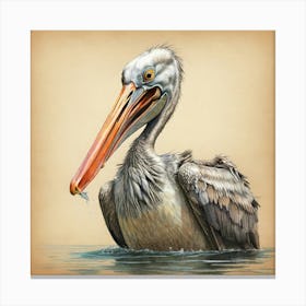 Pelican 19 Canvas Print