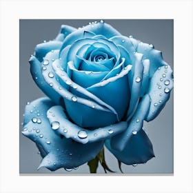 Blue Rose  Canvas Print