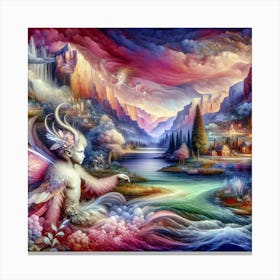 Angels In The Sky Canvas Print