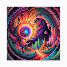 Psychedelic Art 5 Canvas Print