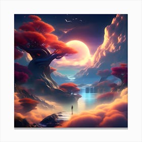 Landscape Painting Canvas Print