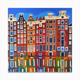 Amsterdam Cityscape Canvas Print