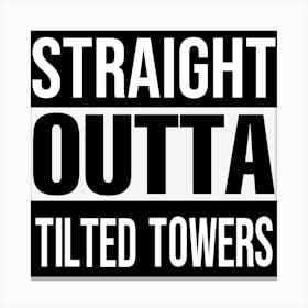 Tilted Towers Canvas Print