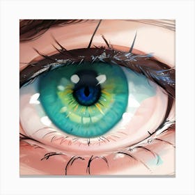 Blue Eyes Canvas Print
