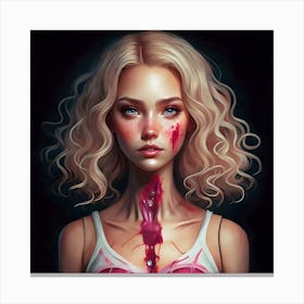 Butchered Barbie 9 Canvas Print